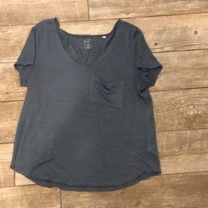 Pacaun Blue Distressed T-shirt